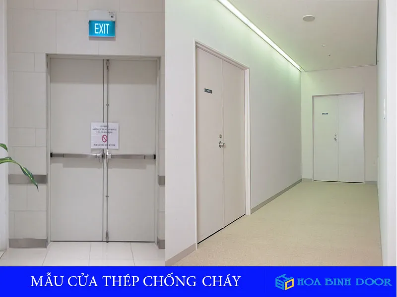 MẪU CỬA CHỐNG CHÁY TẠI HOABINHDOOR