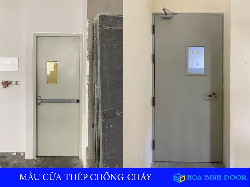 Giá cửa thép chống cháy mới nhất 8/2024 | Hoabinhdoor