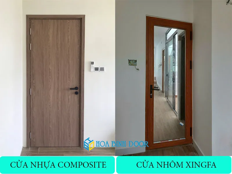 So sánh Cửa Nhựa Composite và Cửa Nhôm XingFa