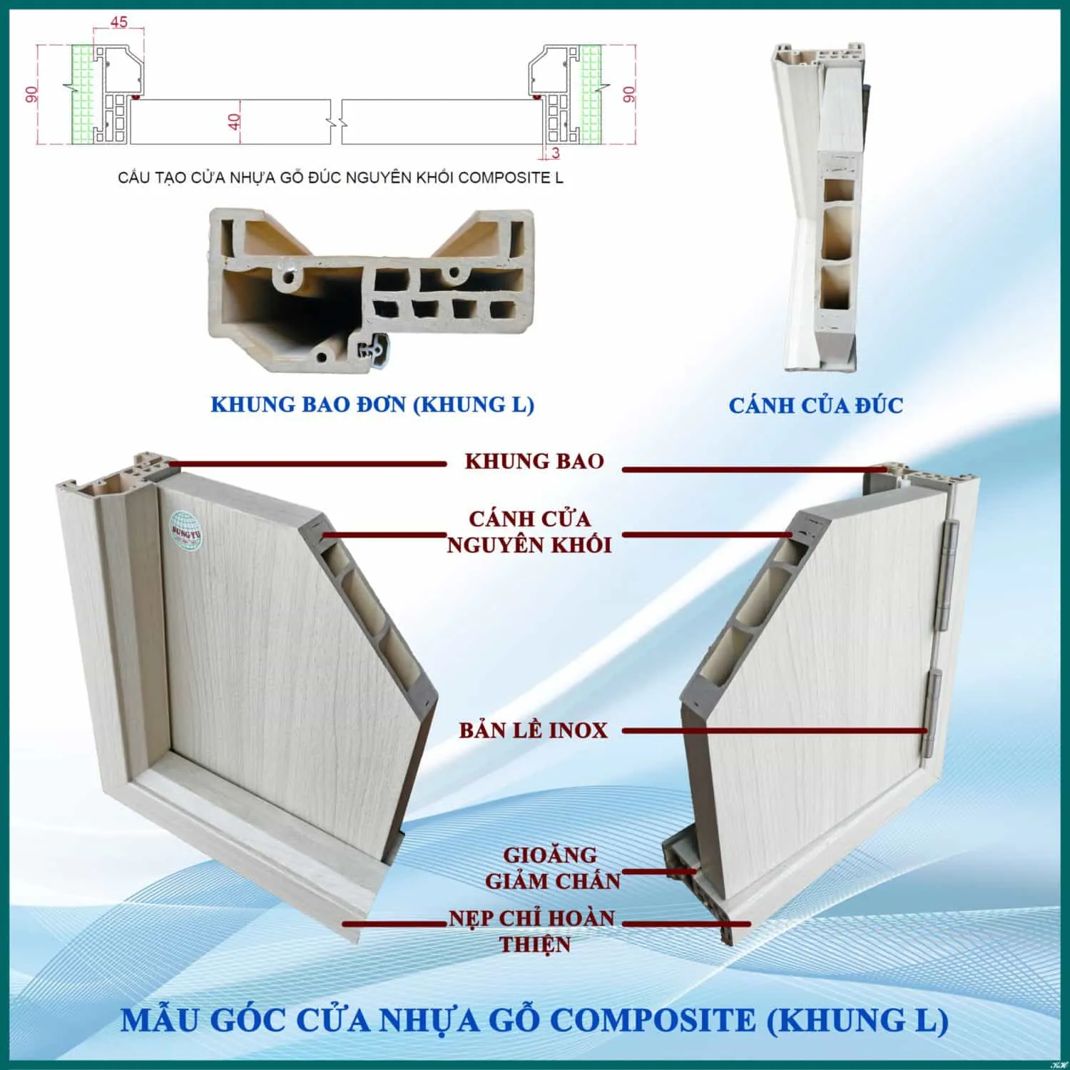 So sánh cửa nhựa composite và cửa gỗ công nghiệp