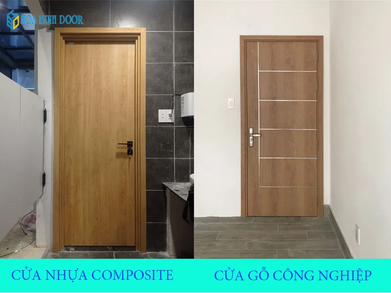 So sánh cửa nhựa composite và cửa gỗ công nghiệp