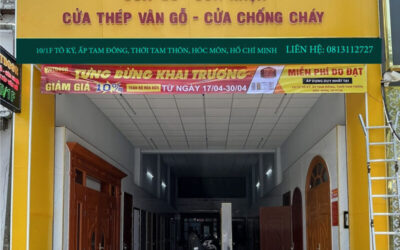 Địa chỉ bán cửa gỗ – cửa nhựa – cửa thép vân gỗ tại Hóc Môn