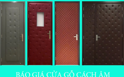 Báo giá cửa gỗ cách âm mới nhất 11/2024 | Hoabinhdoor