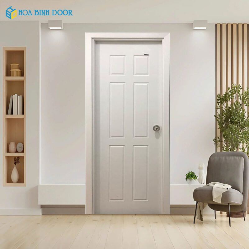 Cửa Nhựa Phòng Ngủ Màu Trắng HB.ABS.15