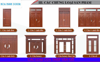 Cửa thép vân gỗ có mấy loại ? Cửa thép vân gỗ hãng nào tốt