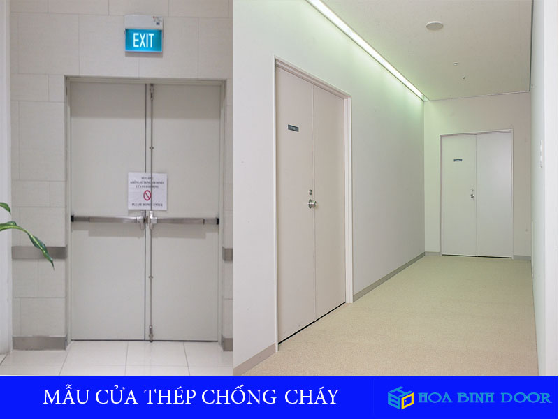 Báo giá cửa thép chống cháy 90 phút (EL90) | Có kiểm định PCCC