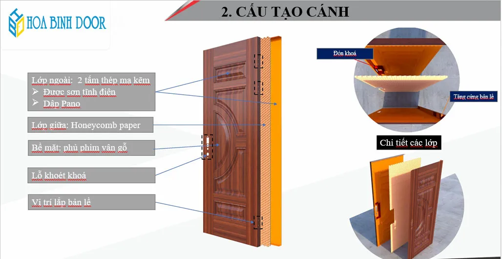 Giá cửa thép vân gỗ tại Dầu Tiếng – Bình dương | Lắp đặt trọn gói