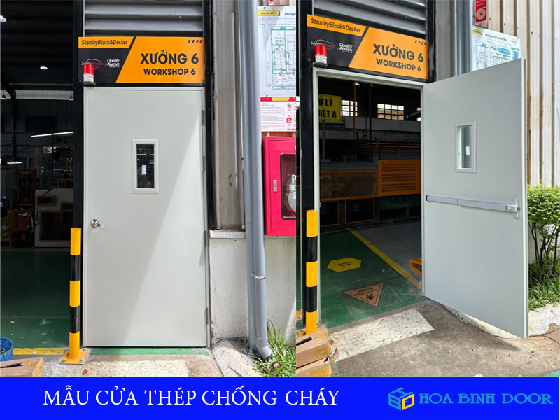 Báo giá cửa thép chống cháy tại Gò Vấp – HCM | Hoabinhdoor