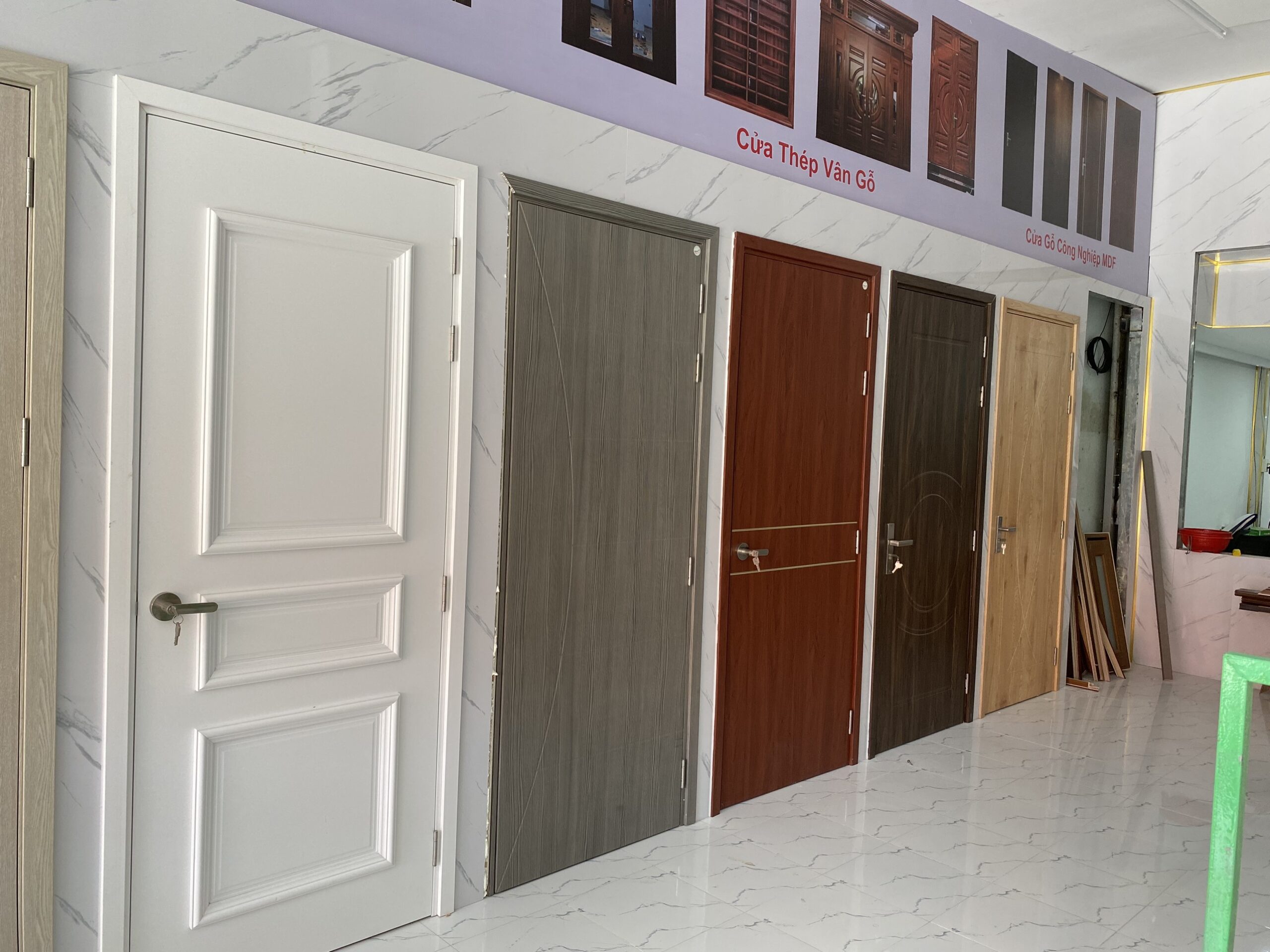 Địa chỉ bán Cửa nhựa – Cửa gỗ – Cửa thép vân gỗ tại Long An