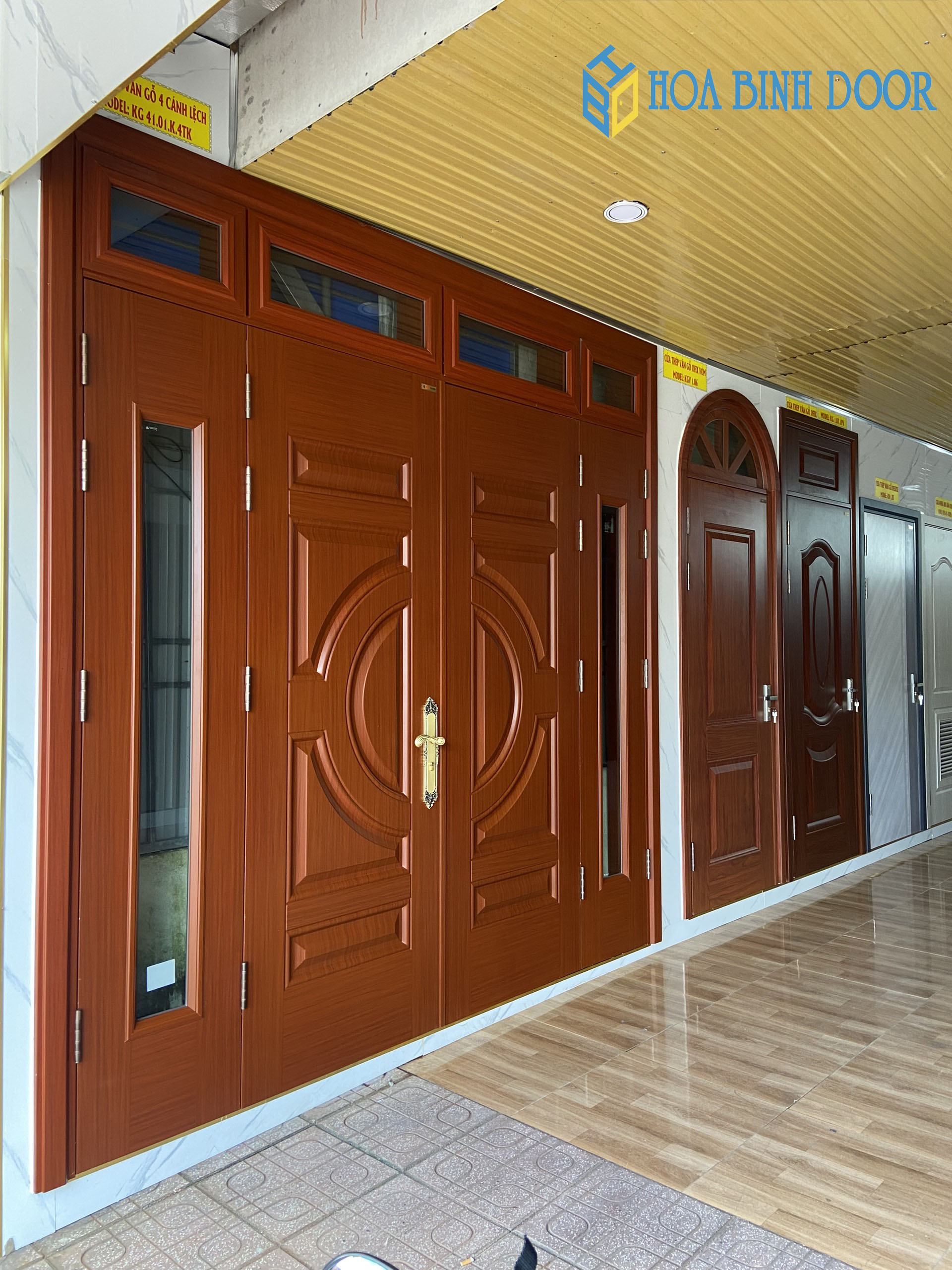 Địa chỉ bán Cửa nhựa – Cửa gỗ – Cửa thép vân gỗ tại Long An