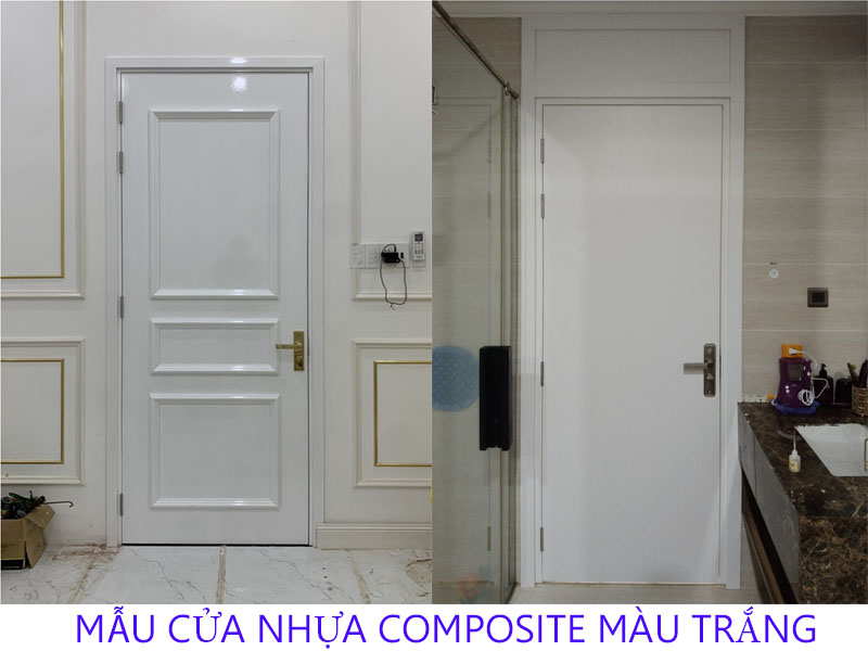 Top 50 Mẫu cửa nhựa composite màu trắng Hót nhất năm 2025