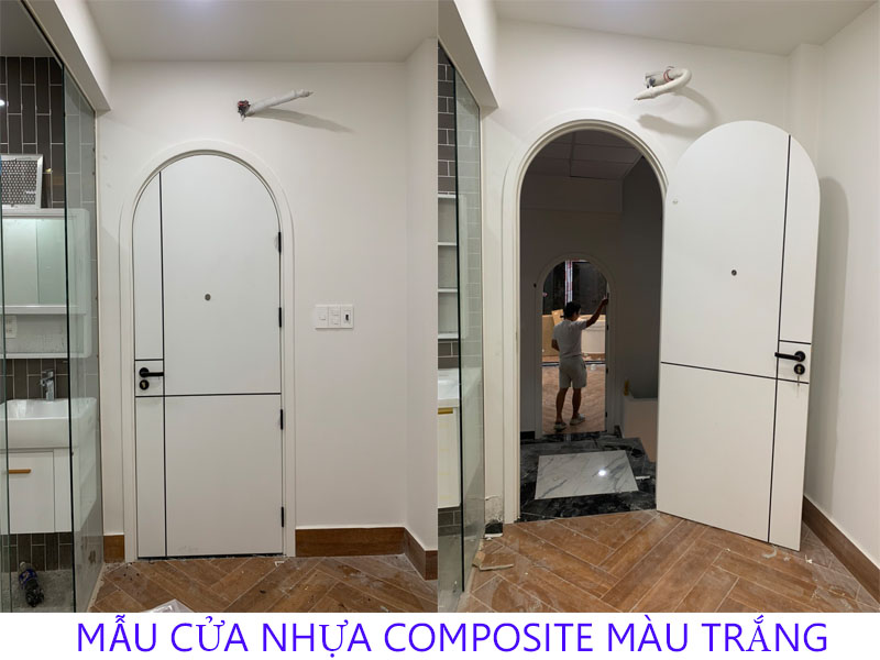 Top 50 Mẫu cửa nhựa composite màu trắng Hót nhất năm 2025