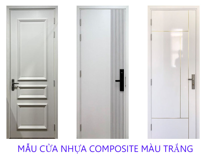 Top 50 Mẫu cửa nhựa composite màu trắng Hót nhất năm 2025