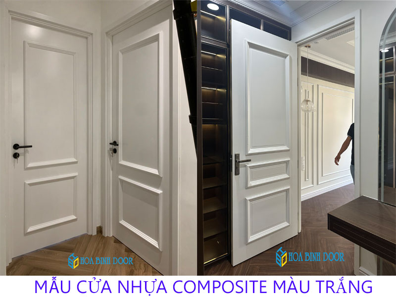 Top 50 Mẫu cửa nhựa composite màu trắng Hót nhất năm 2025