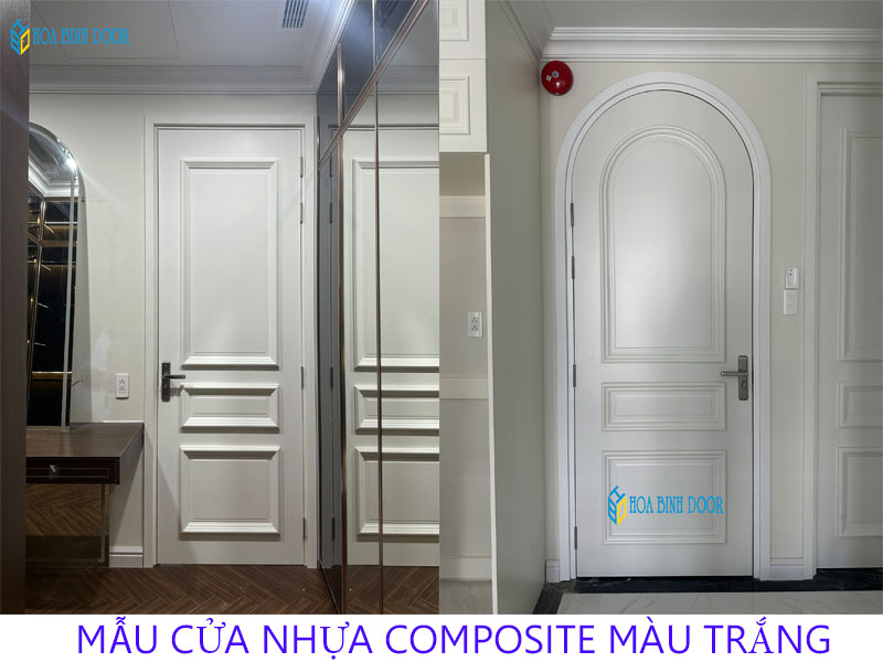 Top 50 Mẫu cửa nhựa composite màu trắng Hót nhất năm 2025