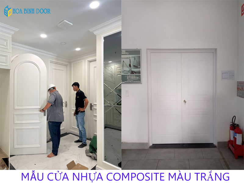 Top 50 Mẫu cửa nhựa composite màu trắng Hót nhất năm 2025