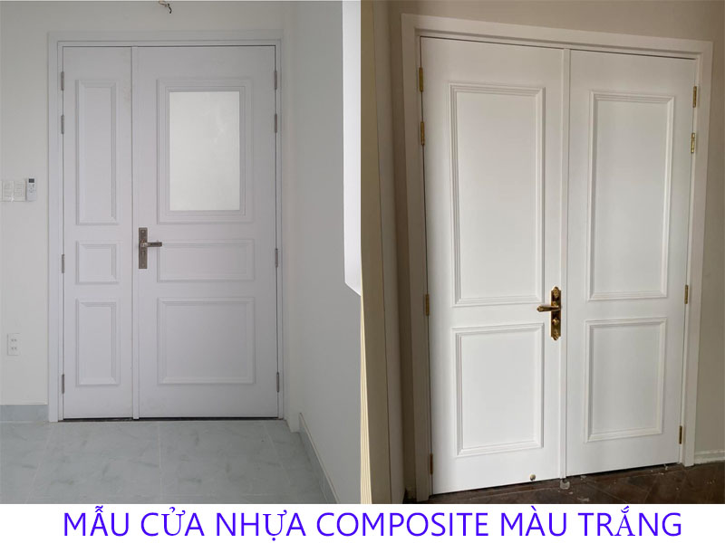 Top 50 Mẫu cửa nhựa composite màu trắng Hót nhất năm 2025