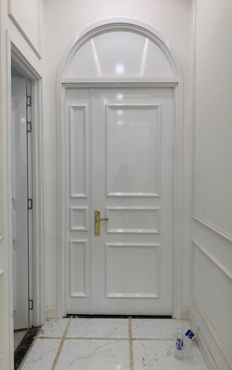 Cửa nhựa composite phào chỉ nổi Tân cổ điển | Mẫu + Giá