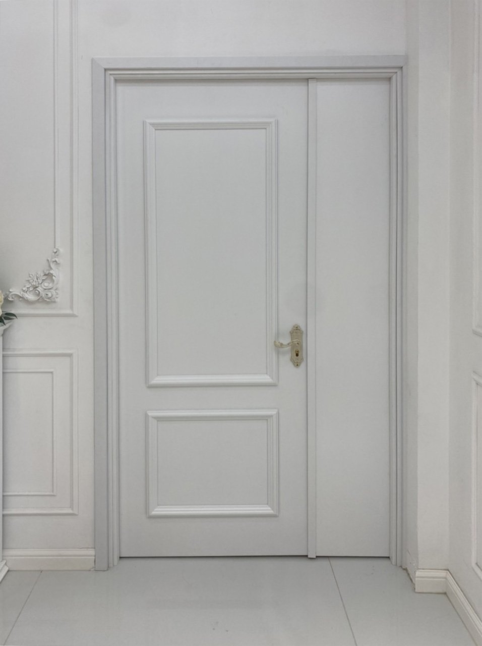 Cửa nhựa composite phào chỉ nổi Tân cổ điển | Mẫu + Giá