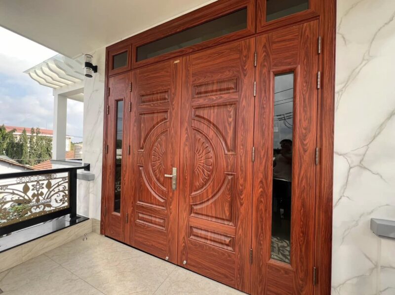 Báo giá cửa thép vân gỗ tại Thuận An – Bình Dương | Hoabinhdoor