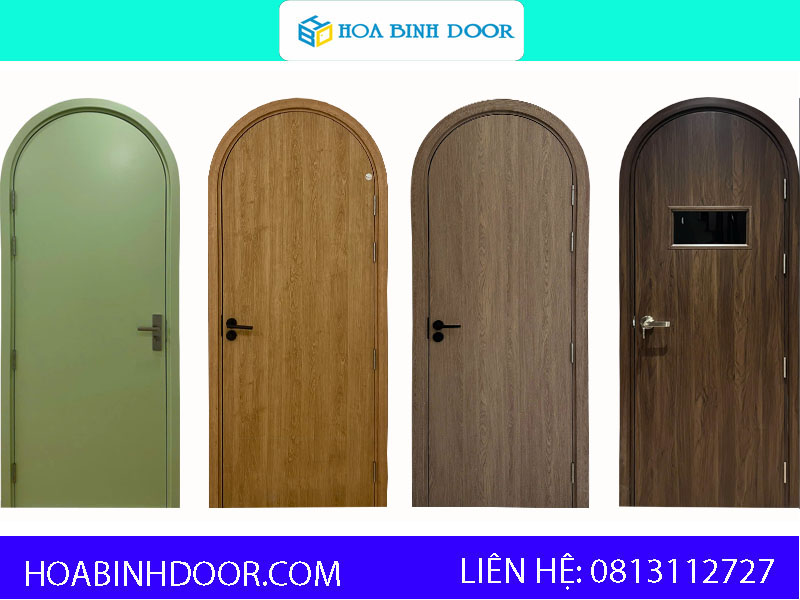 Báo giá cửa nhựa composite vòm mới nhất 9/2025 | Hoabinhdoor