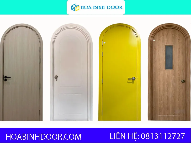 Báo giá cửa nhựa composite vòm mới nhất 9/2025 | Hoabinhdoor