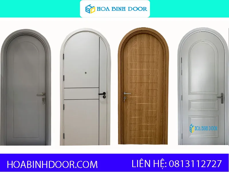 Báo giá cửa nhựa composite vòm mới nhất 9/2025 | Hoabinhdoor