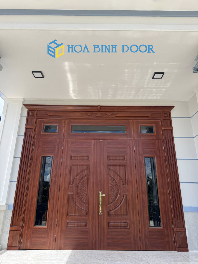 Báo giá cửa thép vân gỗ tại Đạ Tẻh – Lâm Đồng | Hoabinhdoor