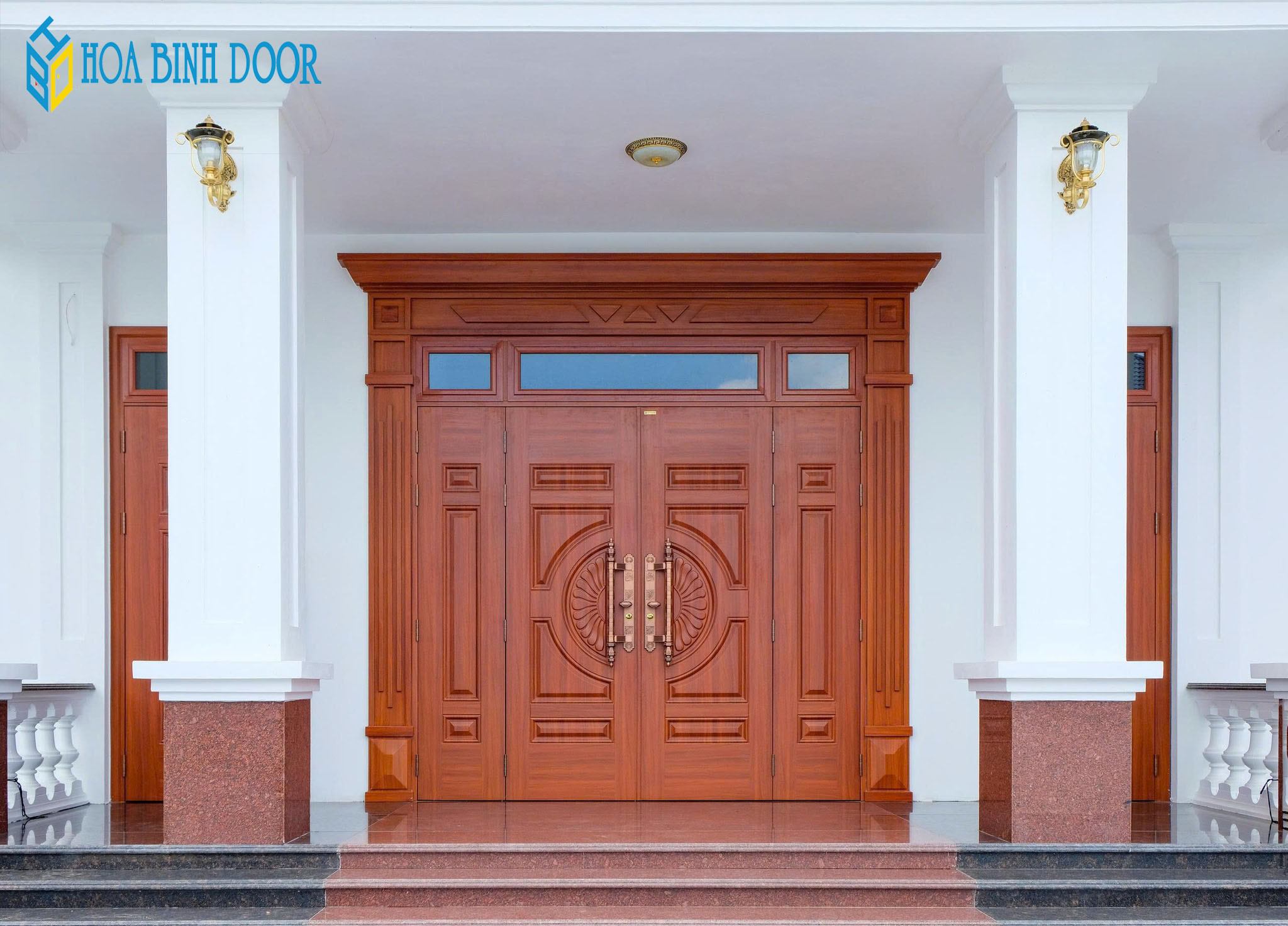 Báo giá cửa thép vân gỗ tại Cần Giuộc – Long An | Hobainhdoor