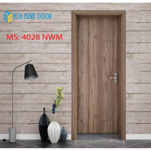 Cửa gỗ An Cường MDF phủ melamine HB.P-4028 NWM