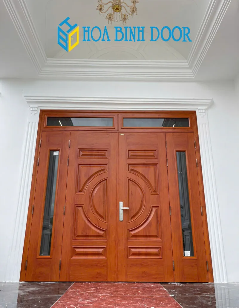 Báo giá cửa thép vân gỗ tại Cần Giuộc – Long An | Hobainhdoor
