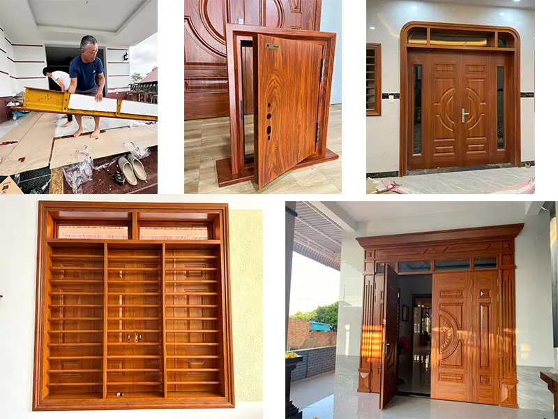 Cập nhật bảng giá cửa thép vân gỗ koffmann áp dụng từ 15/7/2025