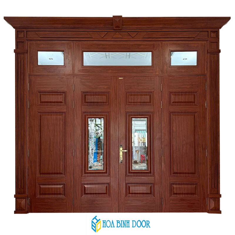 Cửa thép vân gỗ Luxury KL-42.03K.03-3TK