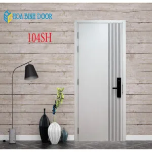 Cửa gỗ công nghiệp MDF phủ melamine HB.P-104SH