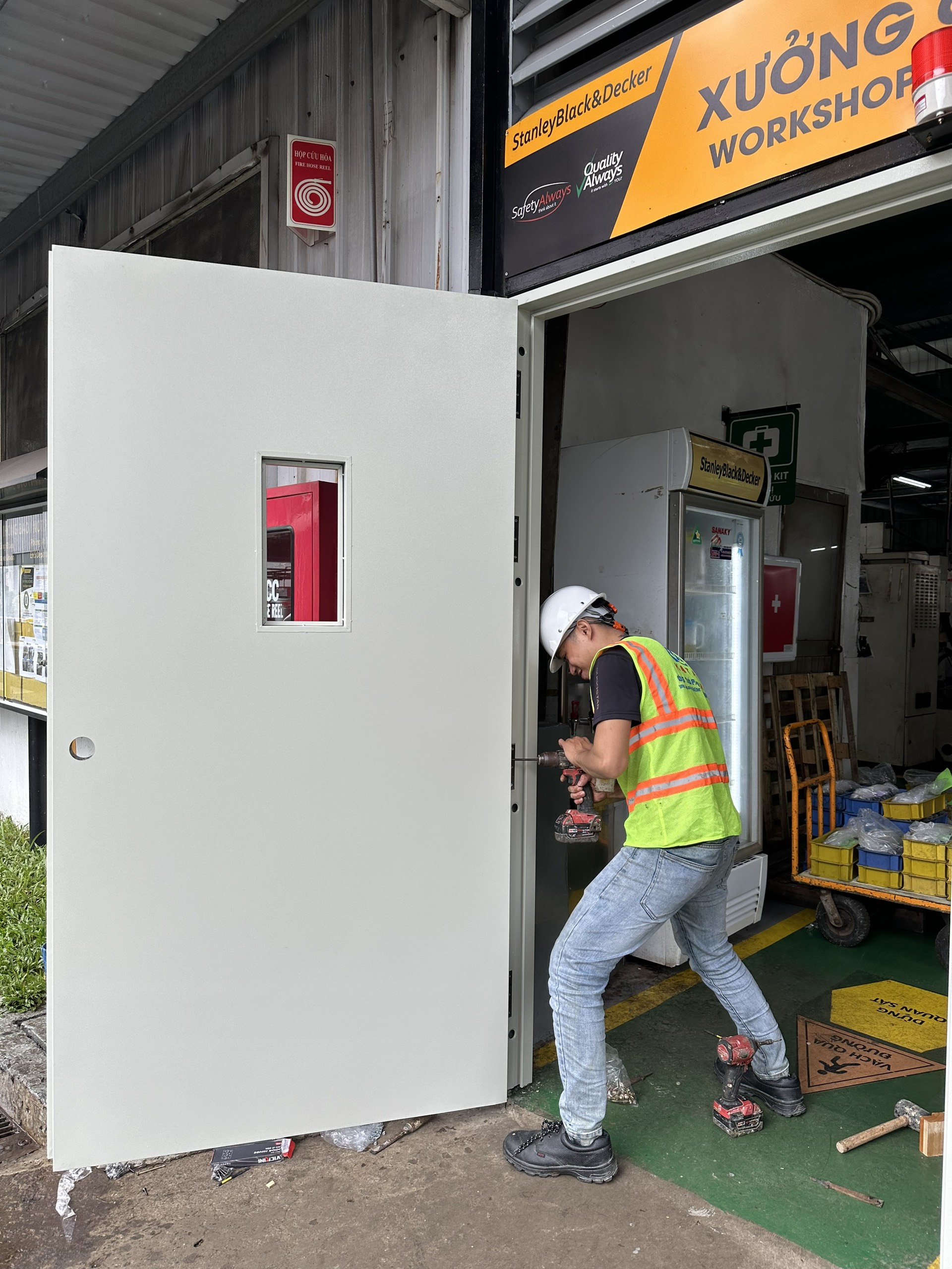 Báo giá cửa chống cháy tại Quận 12 | Hồ sơ kiểm định đầy đủ