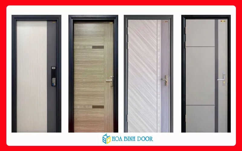 Top 40 mẫu cửa thép vân gỗ 1 cánh phòng ngủ đẹp | Hoabinhdoor