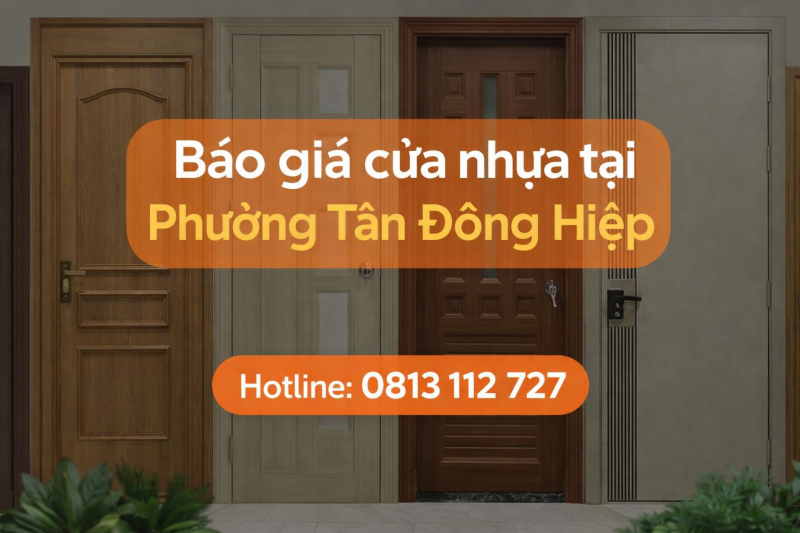 Báo giá cửa nhựa tài Phường Tân Đông Hiệp – HCM