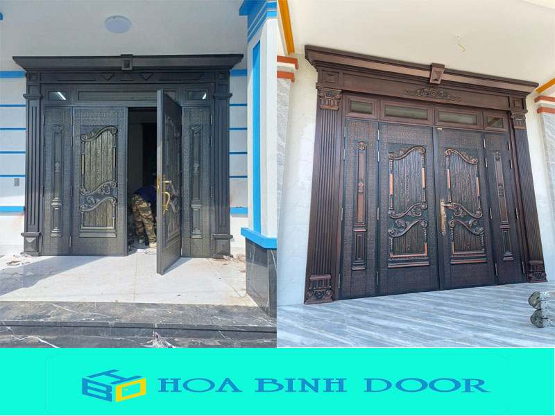 Báo giá cửa thép vân gỗ tại Krông Năng – Đắk Lắk | Hoabinhdoor