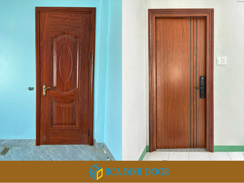 Báo giá cửa thép vân gỗ tại Krông Năng – Đắk Lắk | Hoabinhdoor