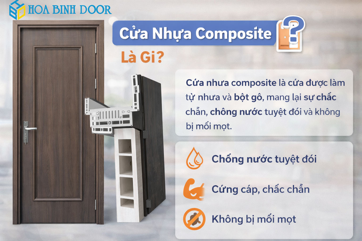 Cửa nhựa composite hãng nào tốt ? Top 5 thương hiệu uy tín nhất