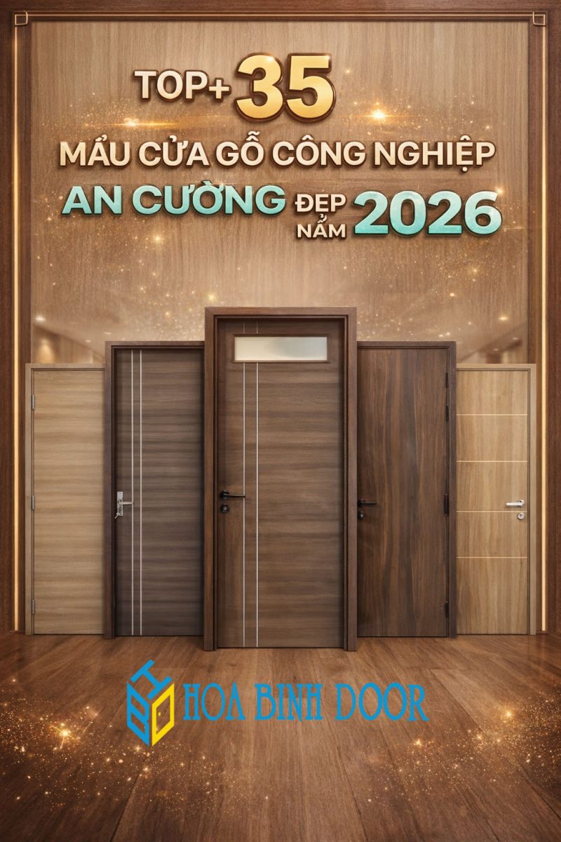 TOP+ 35 Mẫu cửa gỗ công nghiệp An Cường đẹp năm 2026