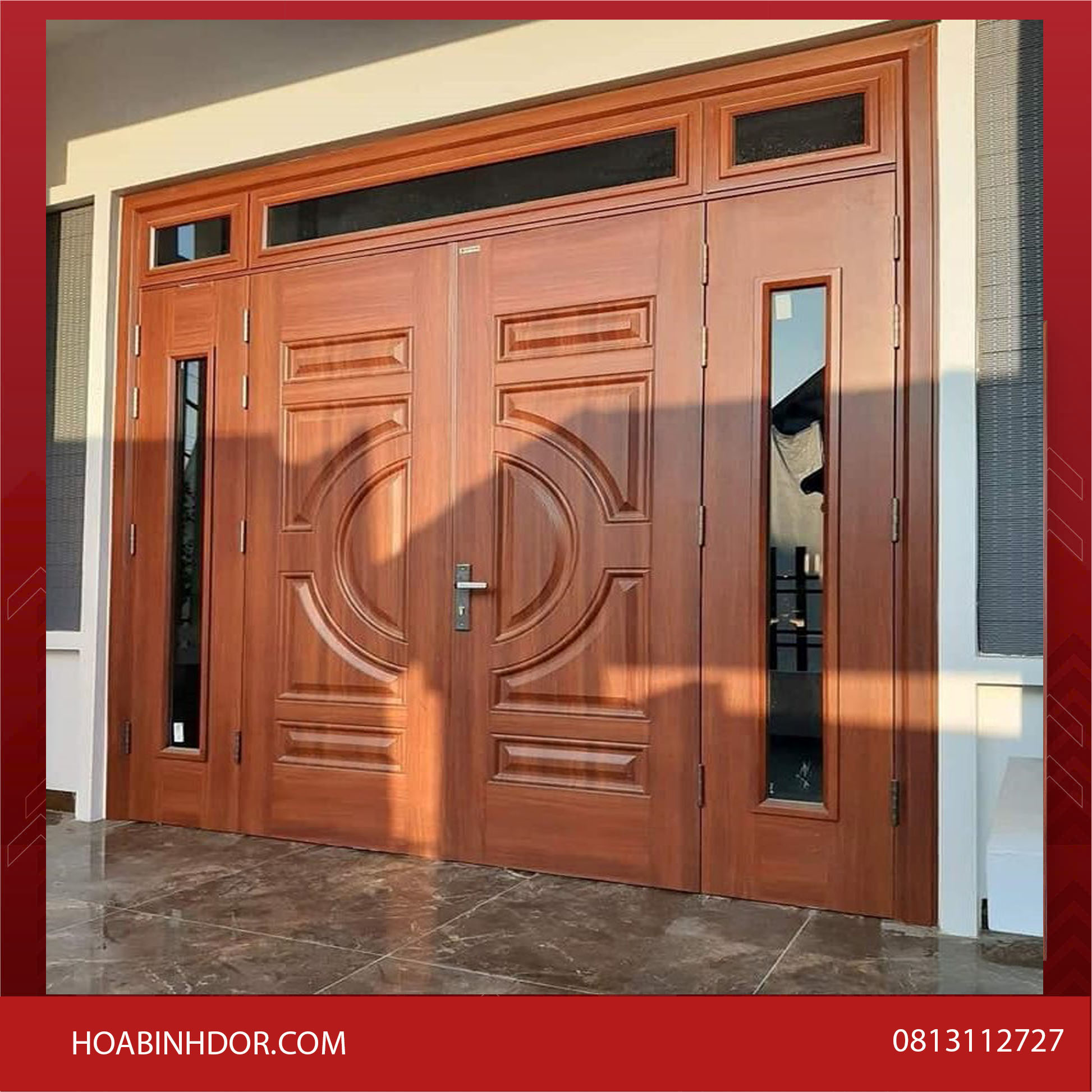 Cửa thép vân gỗ có bị rỉ sét, bong tróc theo thời gian không?