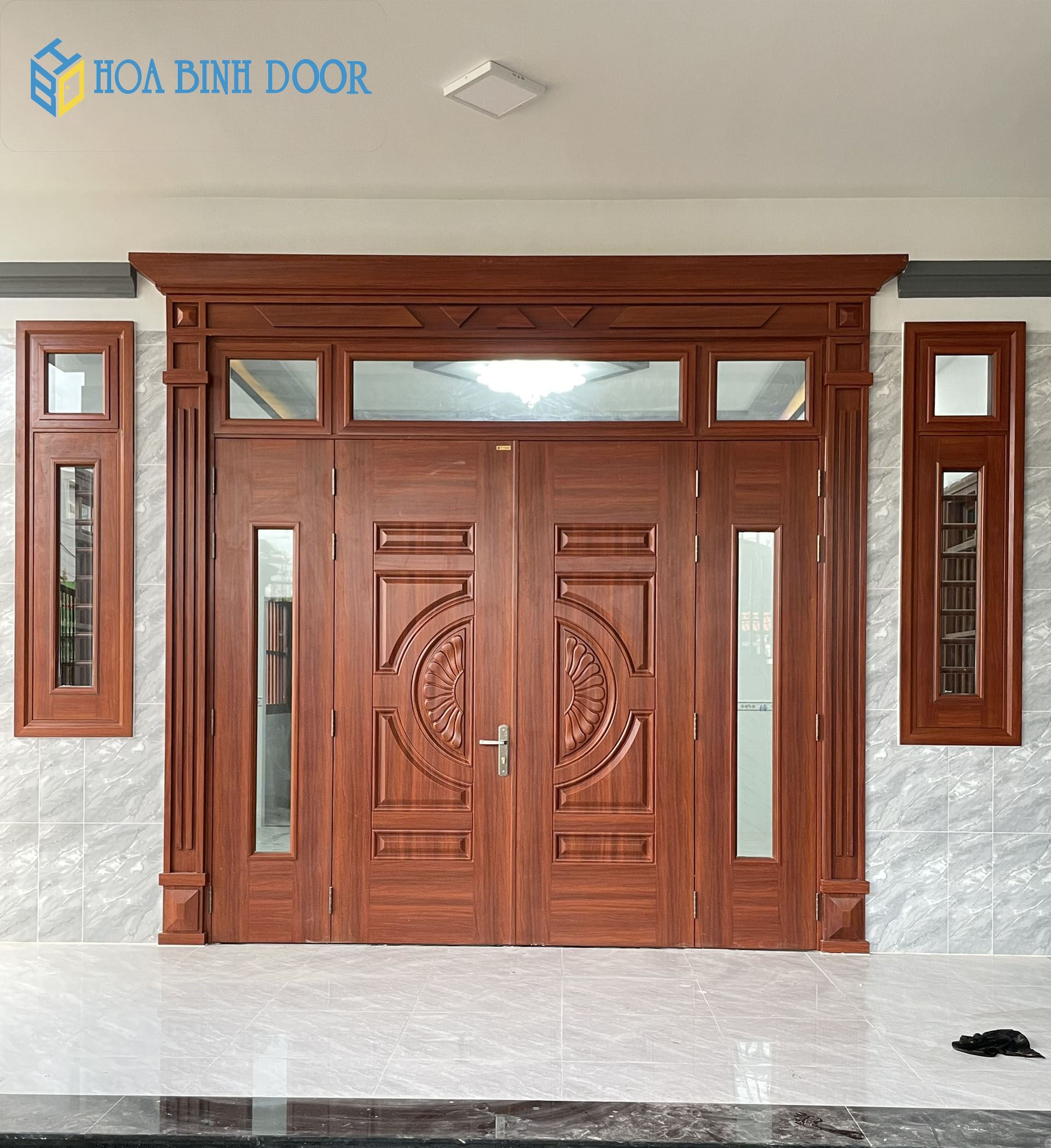 Báo giá cửa thép vân gỗ tại xã Bình Châu – HCM | Hoabinhdoor