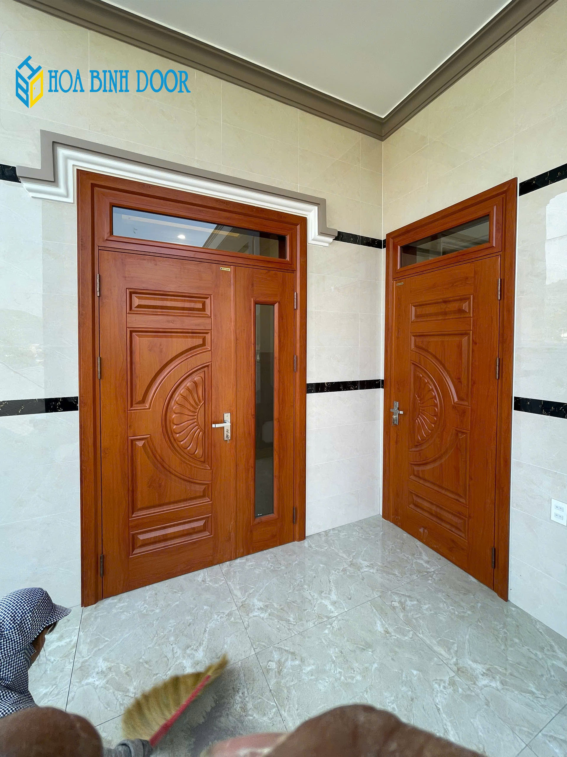 Báo giá cửa thép vân gỗ tại xã Bình Châu – HCM | Hoabinhdoor