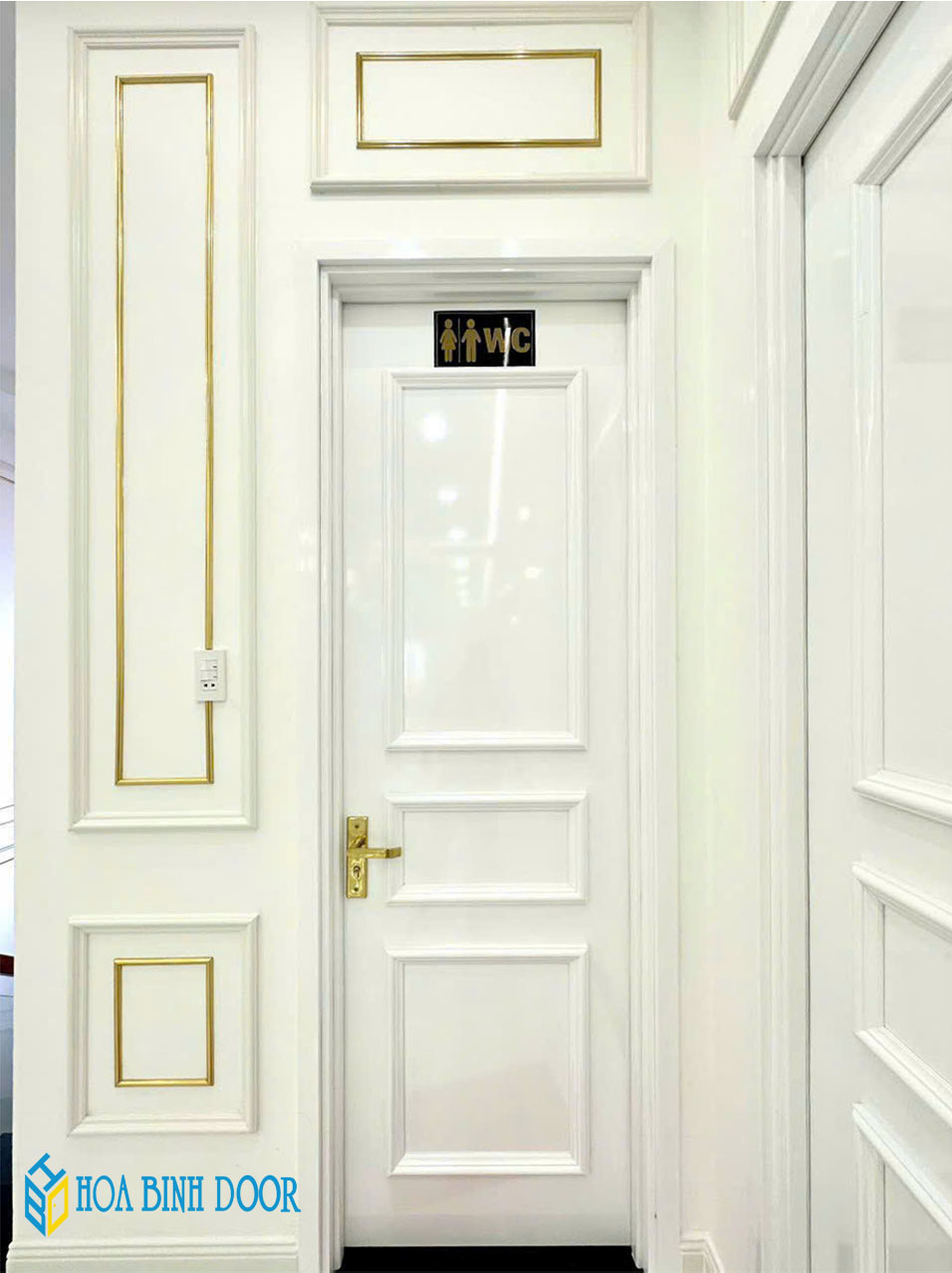 Mẫu cửa nhựa compsite cho khách sạn bền đẹp | Bảo hành 3 năm