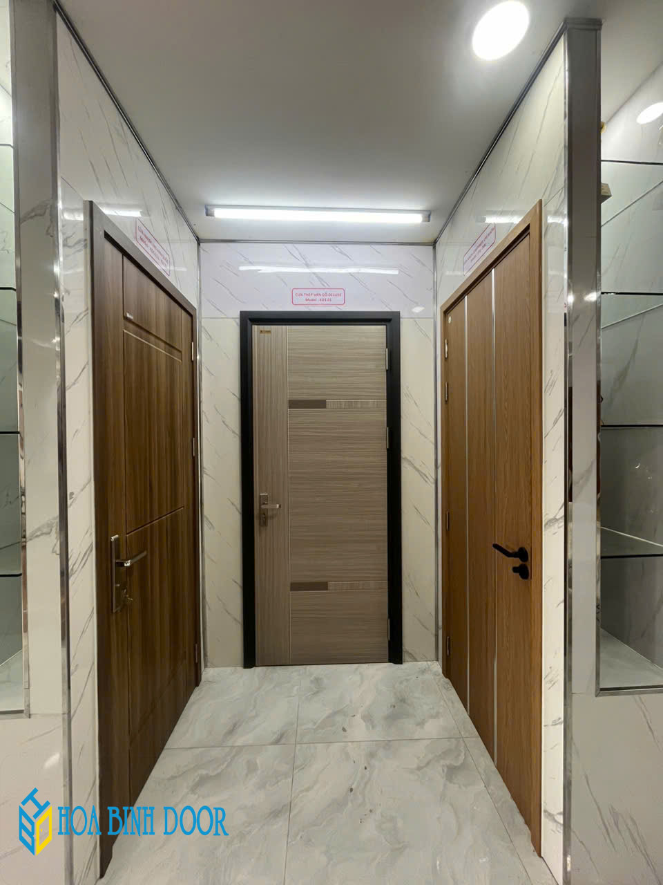Địa chỉ bán cửa gỗ – cửa nhựa – cửa thép vân gỗ tại Quốc lộ 13